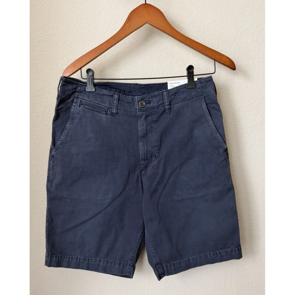 American Eagle Size 31 Navy Classic 10” At The Knee Next Level Flex Shorts - NWT